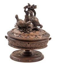 A Black Forest Bride's Basket Height 11 1/2 inches. — 19TH CENTURY