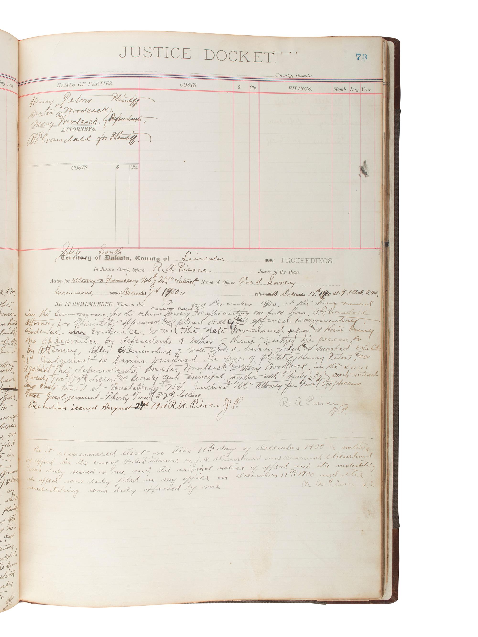 [NORTH DAKOTA-MINNESOTA]. 19th and early 20th-century diaries & ledgers regarding Upper Midwest.