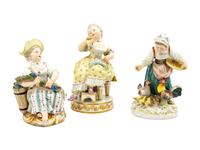 A Meissen Porcelain Group of Girls