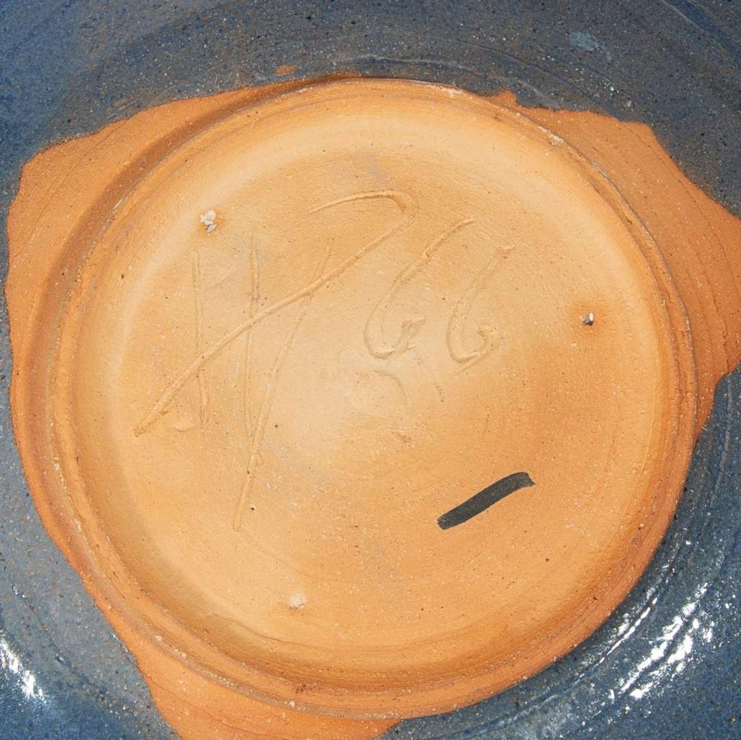 American Studio Pottery Group of Four Glazed Ceramic Bowls/Plate, Various Makers, circa 1946-1980s