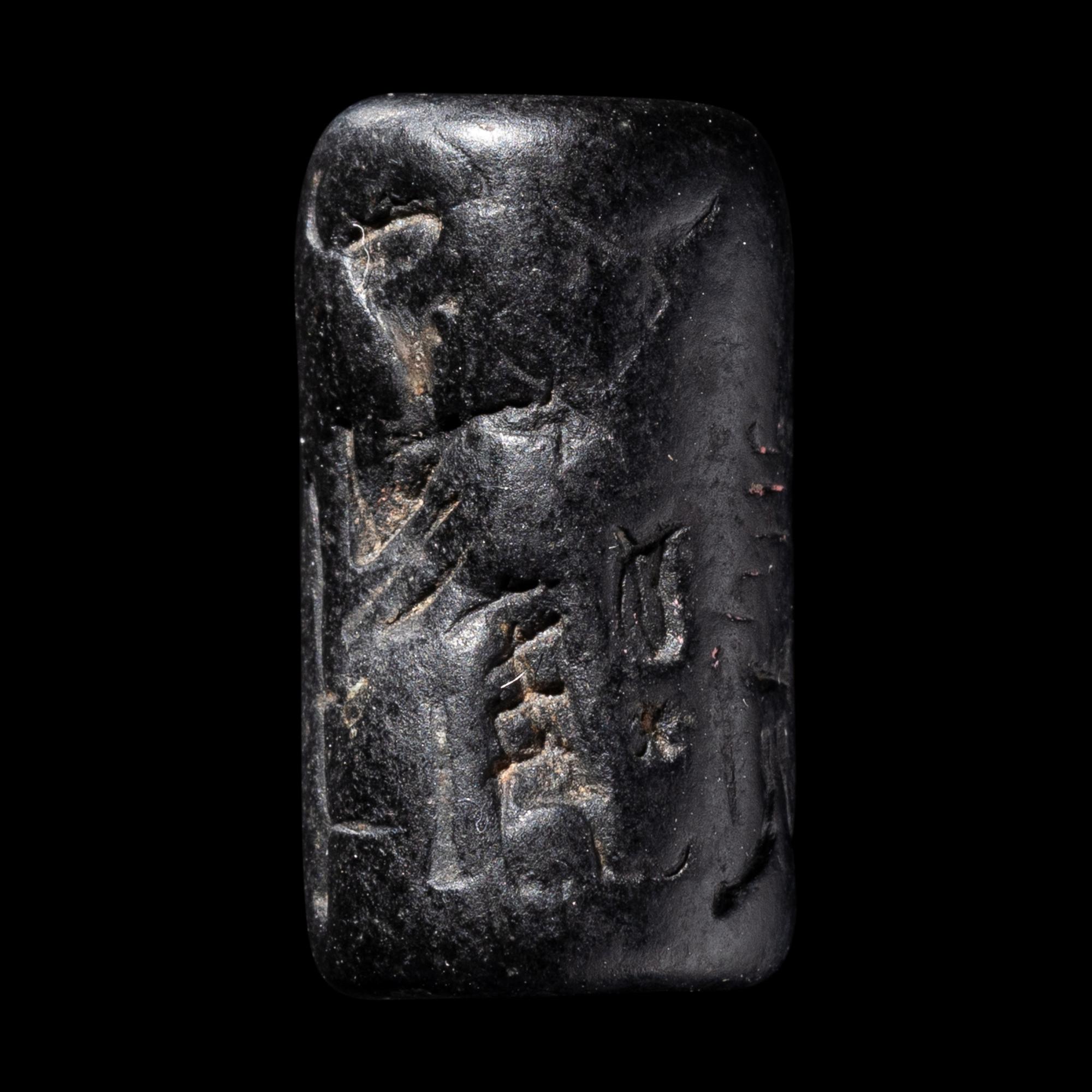 Nine Near Eastern Stone Cylinder Seals