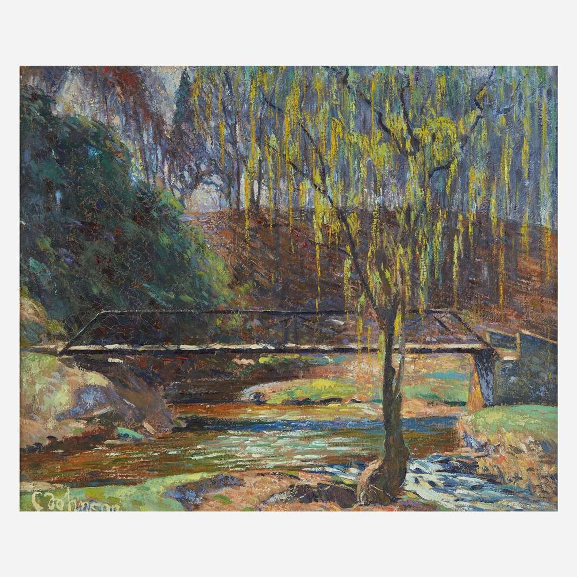 Clarence Raymond Johnson (American, 1894–1981) The Iron Bridge