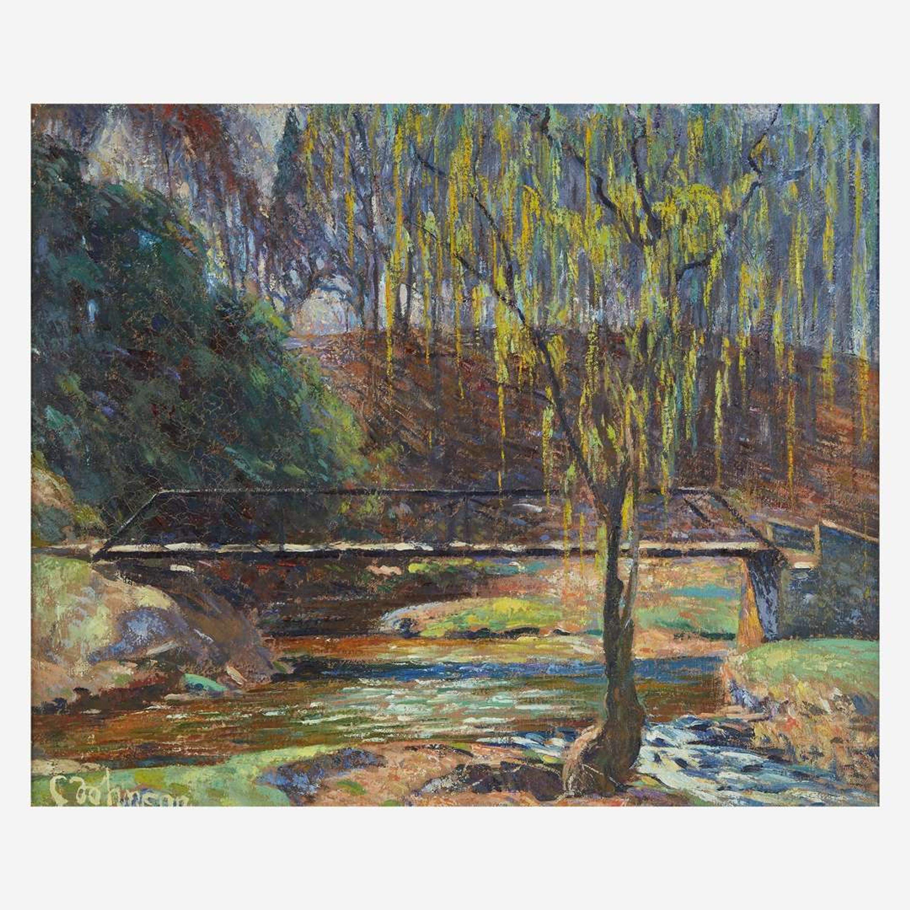 Clarence Raymond Johnson (American, 1894–1981) The Iron Bridge