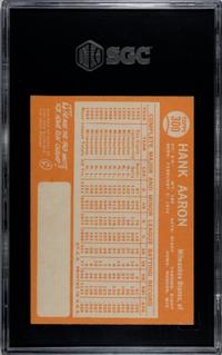 A 1964 Topps Hank Aaron Baseball Card No. 300 (SGC 6.5 EX/NM+)