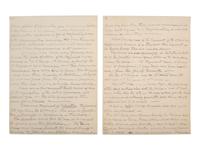 [CIVIL WAR]. 24pp speech written post-war by 2nd NY State Militia veteran, regarding Antietam.