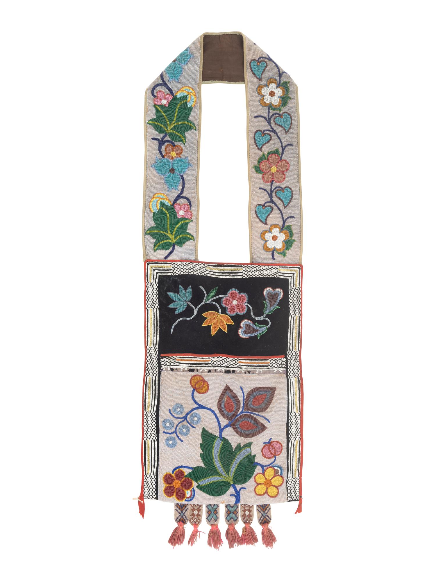 Anishinaabe Beaded Bandolier Bag
