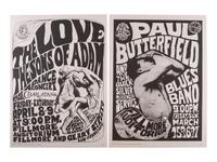 [MUSIC] -- [POSTERS]. WILSON, Wes and HELMS, Chet, artists. A group of 8 Family Dog posters from 1966, comprising: