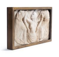 A Continental Marble Relief of Aphrodite Rising from the Sea