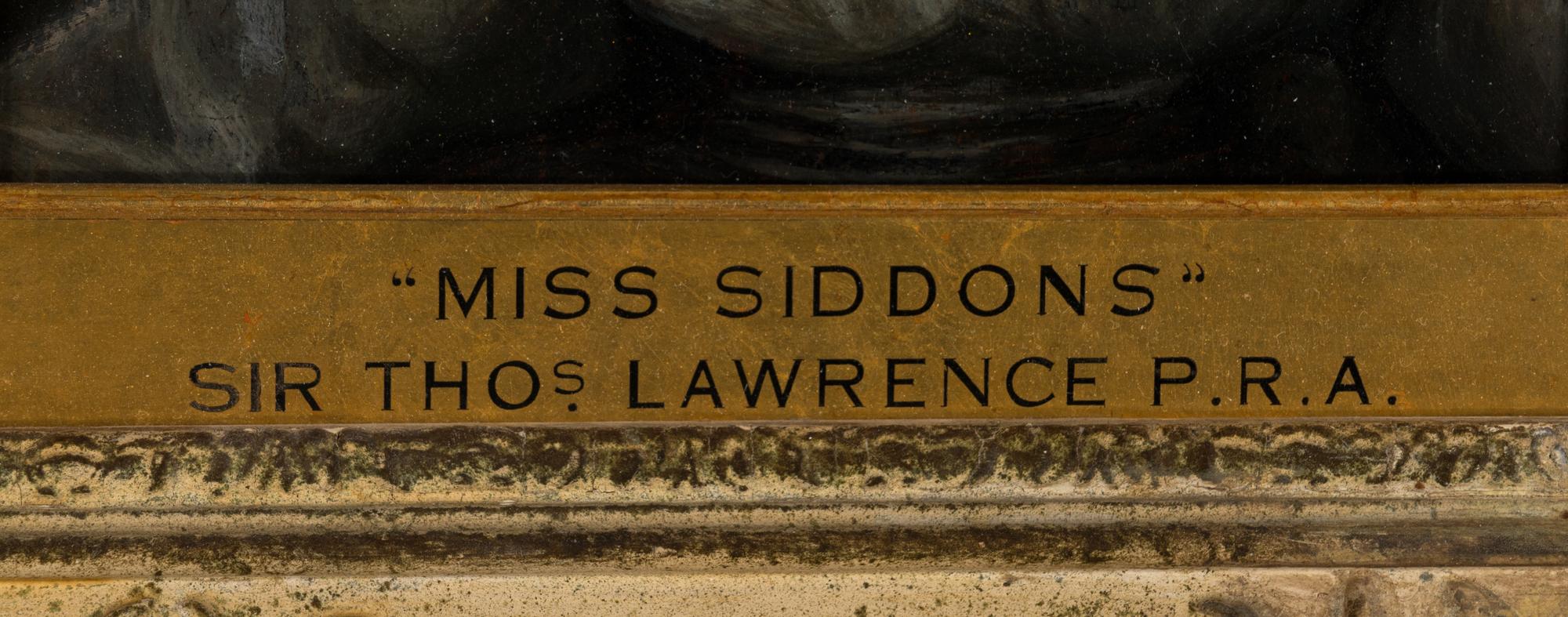 Miss Maria Siddons