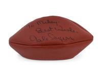 A Group of Signed Autograph Football Hall of Fame Items Including Terry Bradshaw, Dick Butkus, Gale Sayers and Don Shula (BAS Beckett Authentication Services Certified),