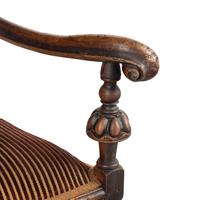 A William and Mary Walnut Armchair