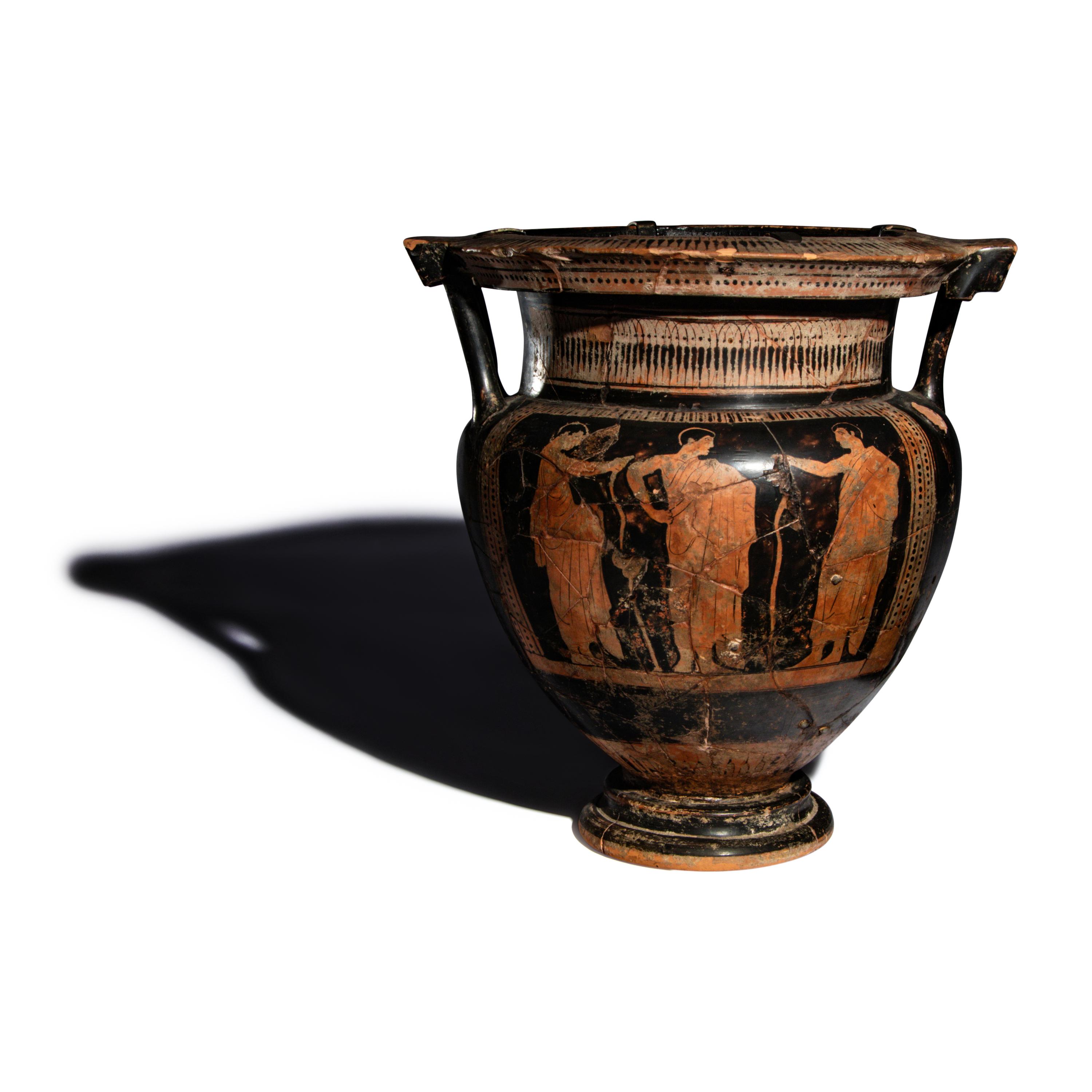 An Attic Red-Figured Column Krater