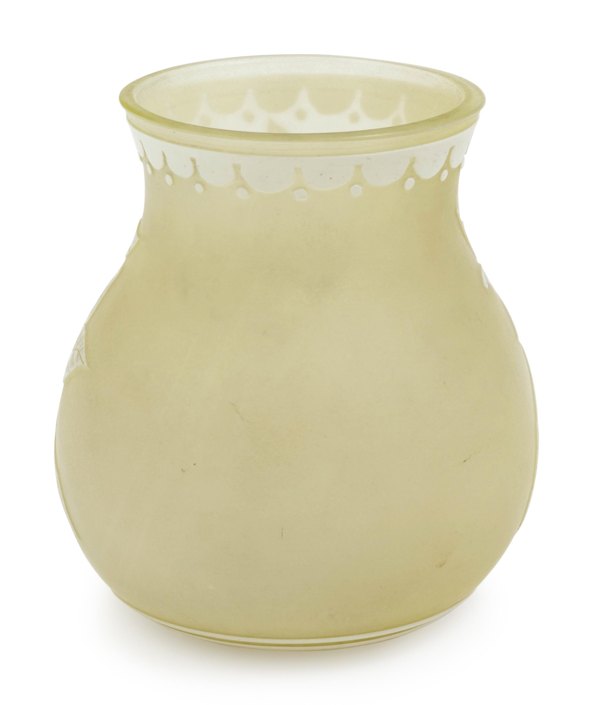 An English Cameo Glass Vase