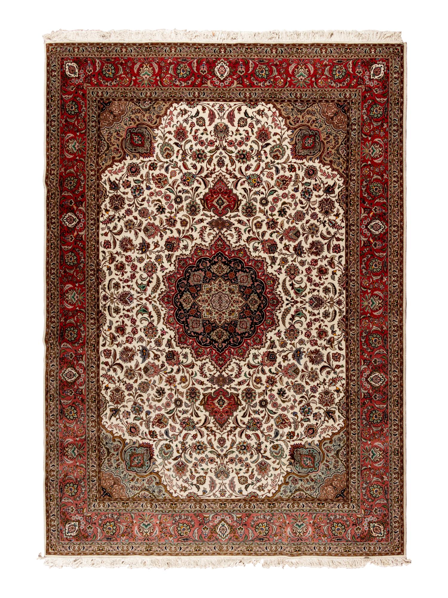 A Tabriz Wool Rug