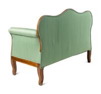 A Biedermeier Walnut Loveseat
