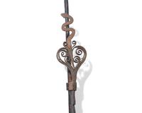A Wrought Iron Trammel, French or Flemish, 18th Century