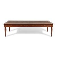 A Large Continental Mahogany Library Table