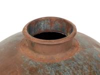 Two Hammered Metal Vessels