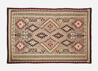 A large Navajo woven rug, 20th century