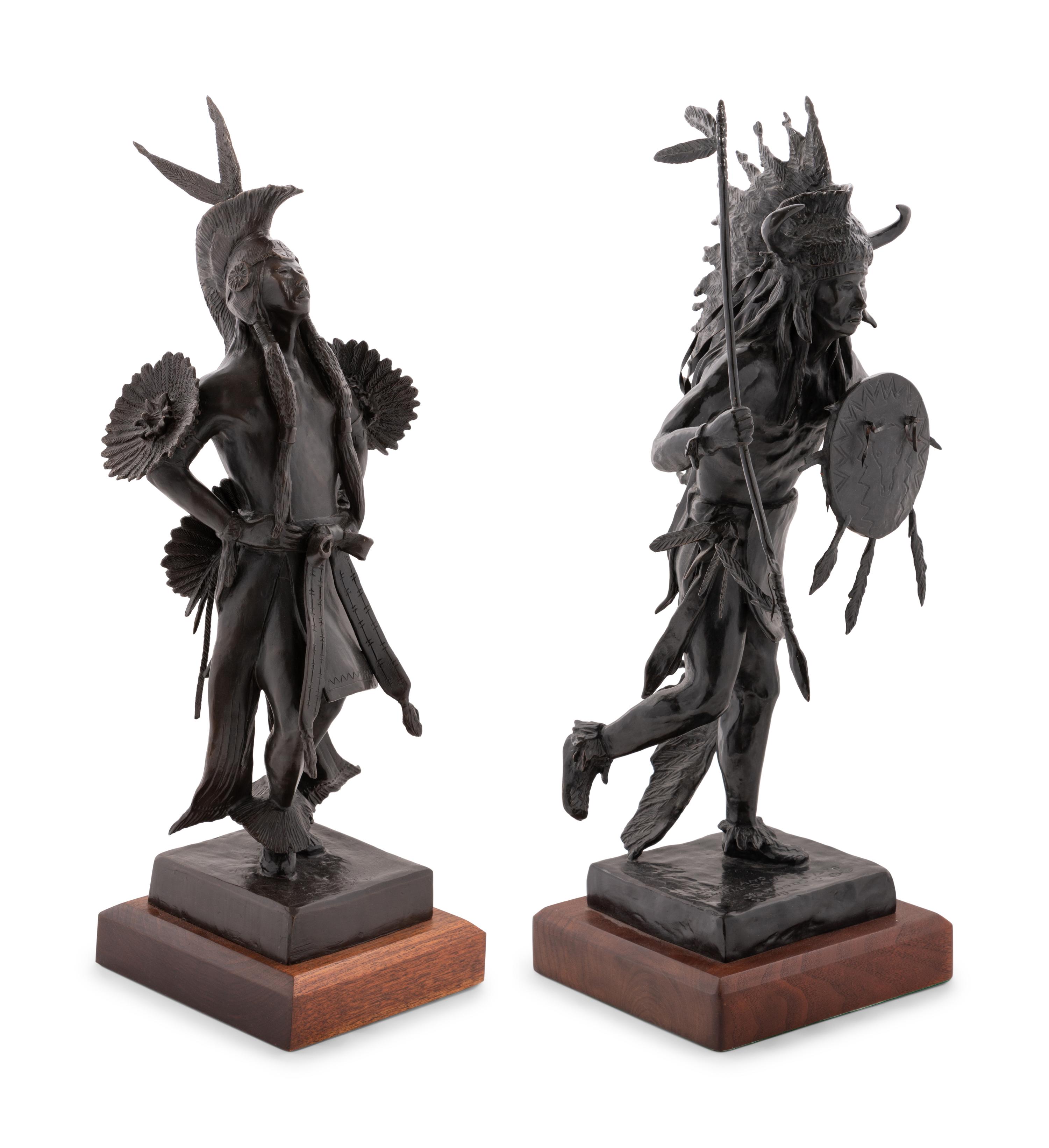 Two Works: Prairie Chicken Dance , edition 2/15, 1986 and Speak and Shield Dane , edition 2/15, 1978