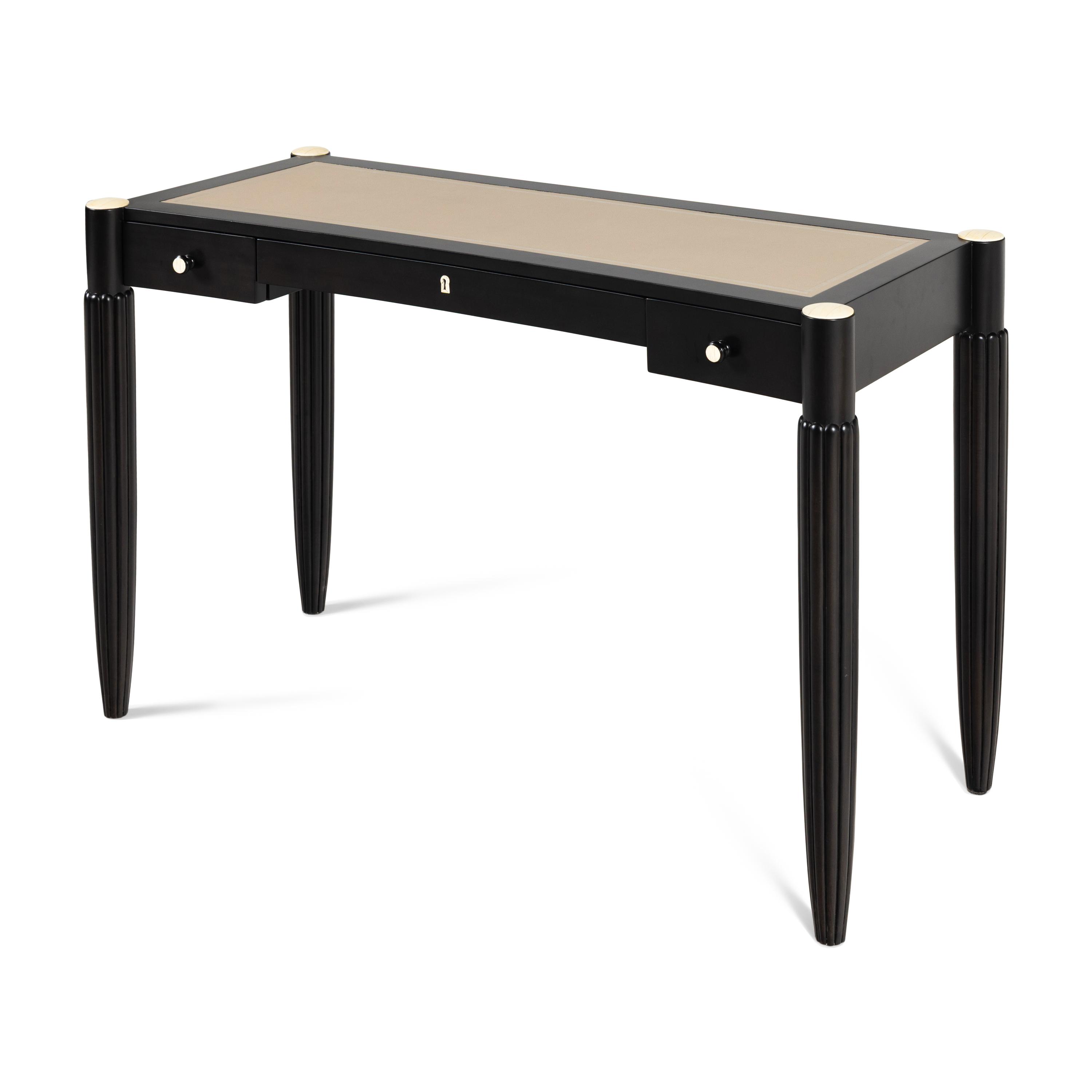 A J. Robert Scott Art Deco Style Writing Table and Chair