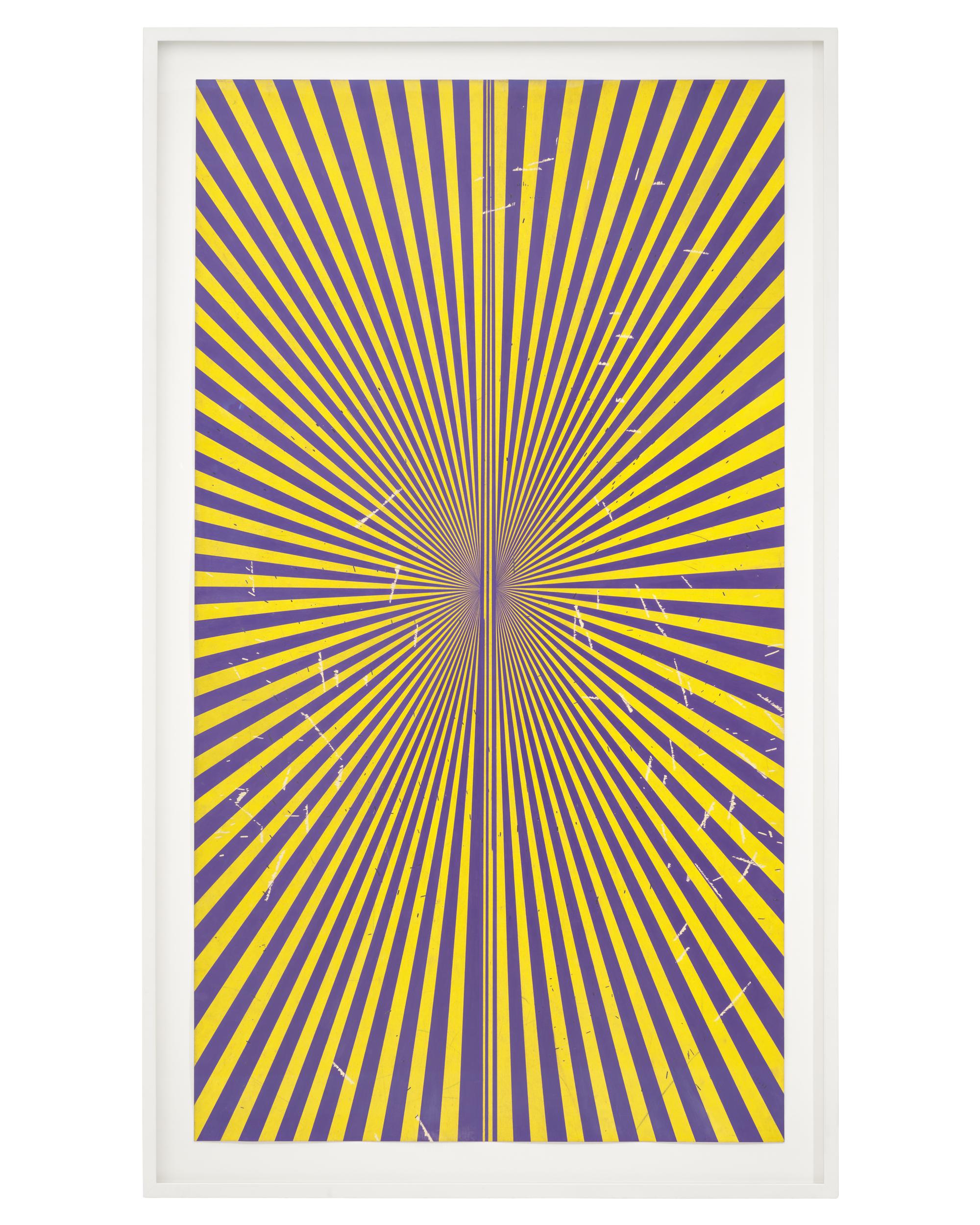 Untitled (Violet and Canary Yellow Butterfly 43.78), 2012