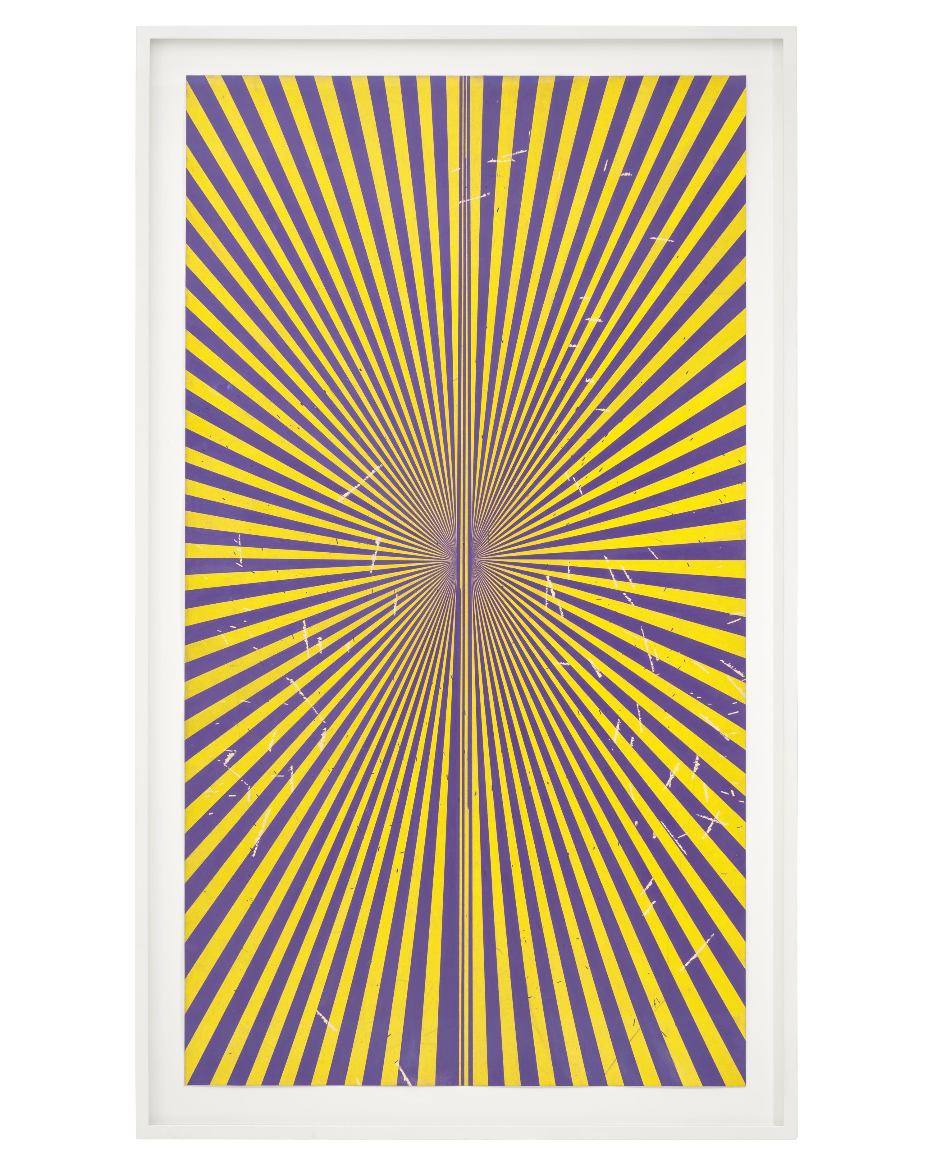 Untitled (Violet and Canary Yellow Butterfly 43.78), 2012