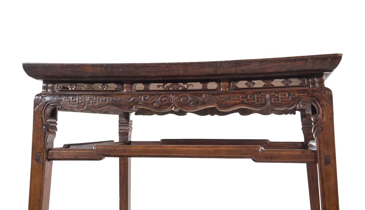 A Mixed Wood Square Center Table, Baxianzhuo
