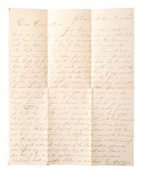 [CIVIL WAR]. DEVALL, David, Confederate captain, 4th Louisiana Infantry. ALS as Prisoner of War. Johnson's Island, 14 March 1865.