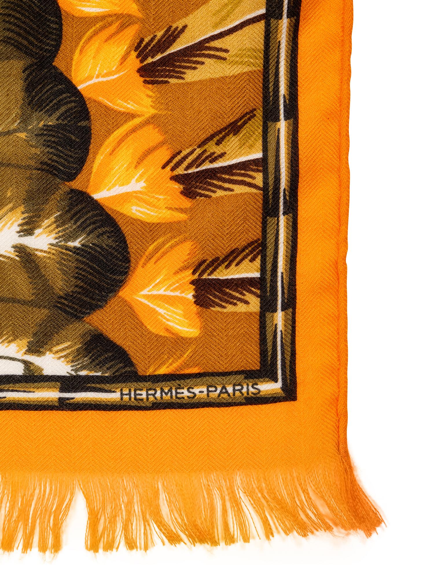 Hermès Cashmere/Silk Scarf