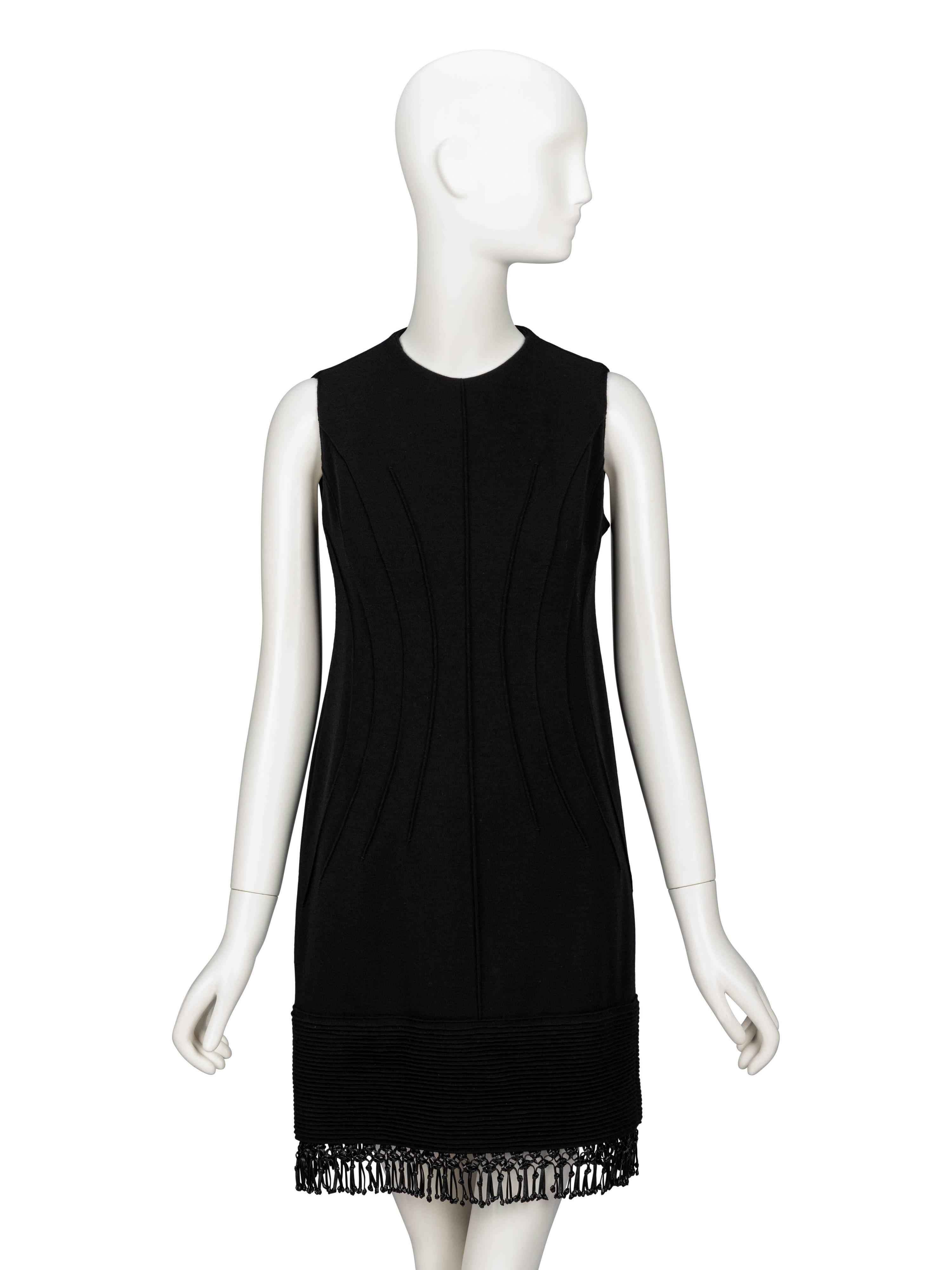 Ralph Rucci, Cashmere & Knotted Leather Coat and Dress