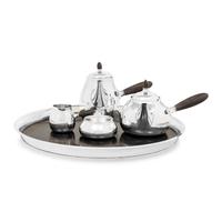 A Georg Jensen Silver Four-Piece Tea and Coffee Service