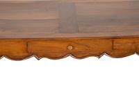 A French Provinical Carved Walnut Writing Table