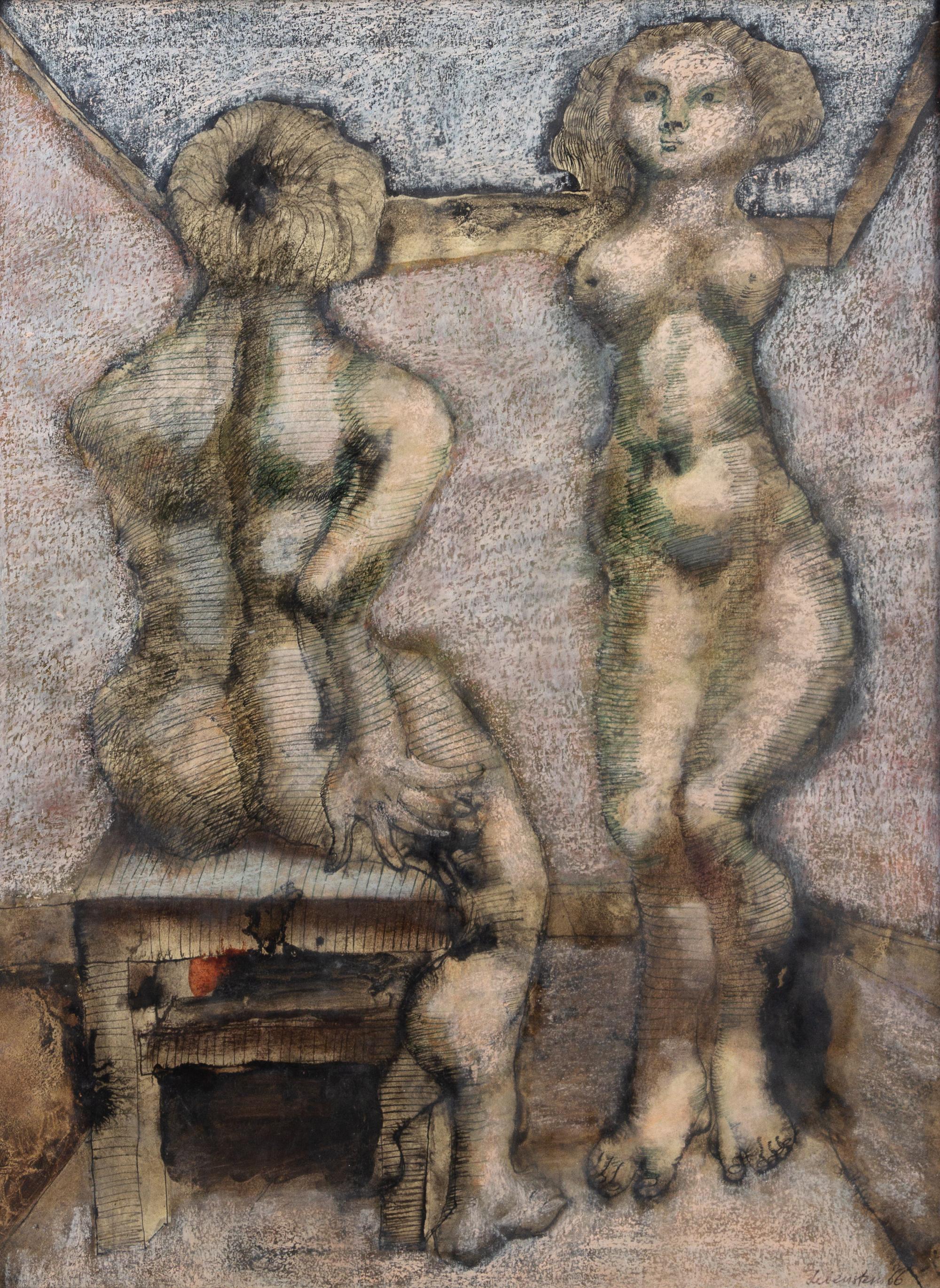 Jan Lebenstein, (Polish/French, 1930-1999), Untitled, 1966