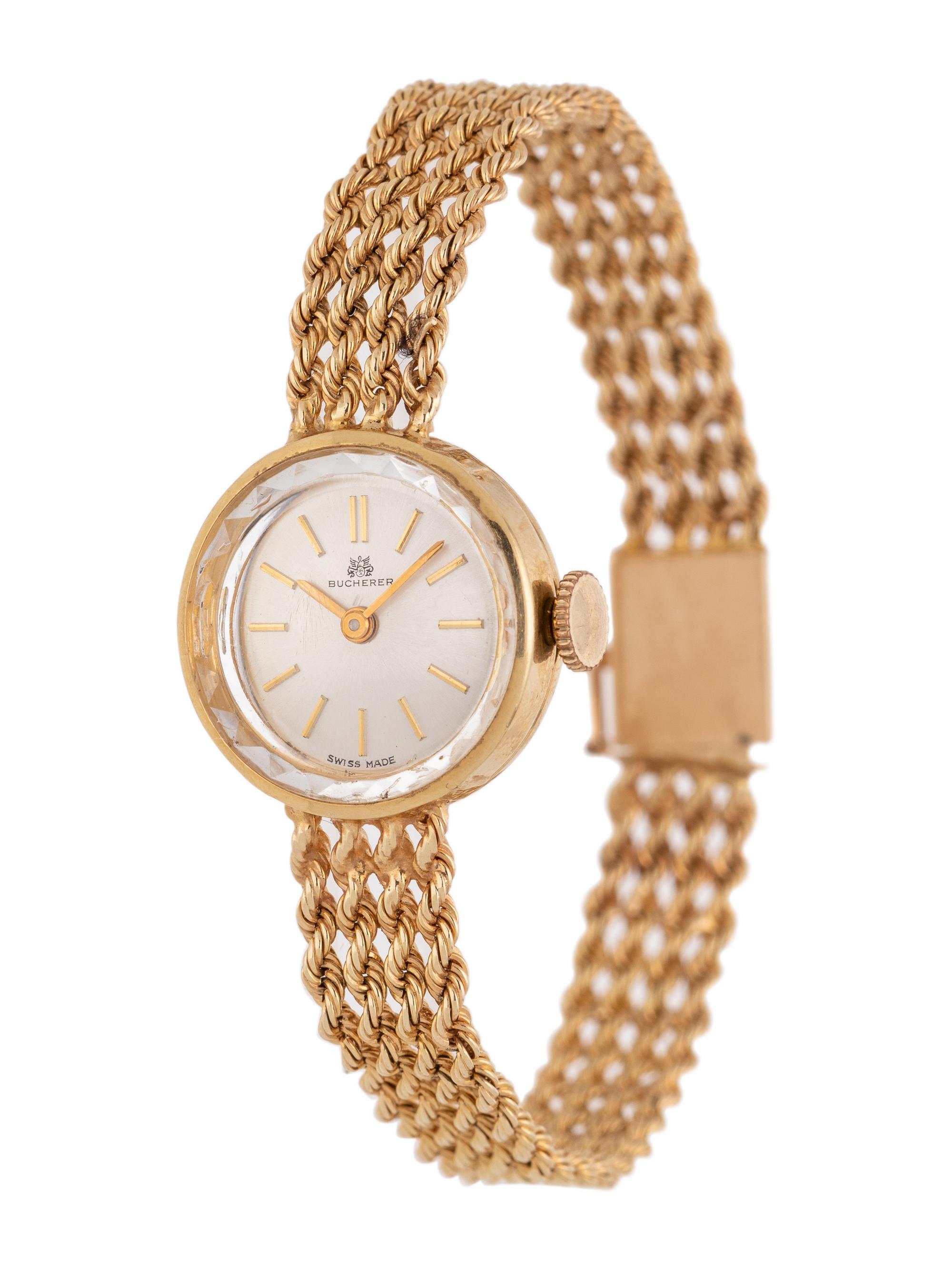 YELLOW GOLD WRISTWATCH