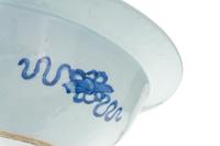 A Chinese Export Blue 'Fitzhugh' Porcelain Basin