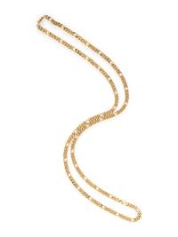 YELLOW GOLD CURB LINK CHAIN