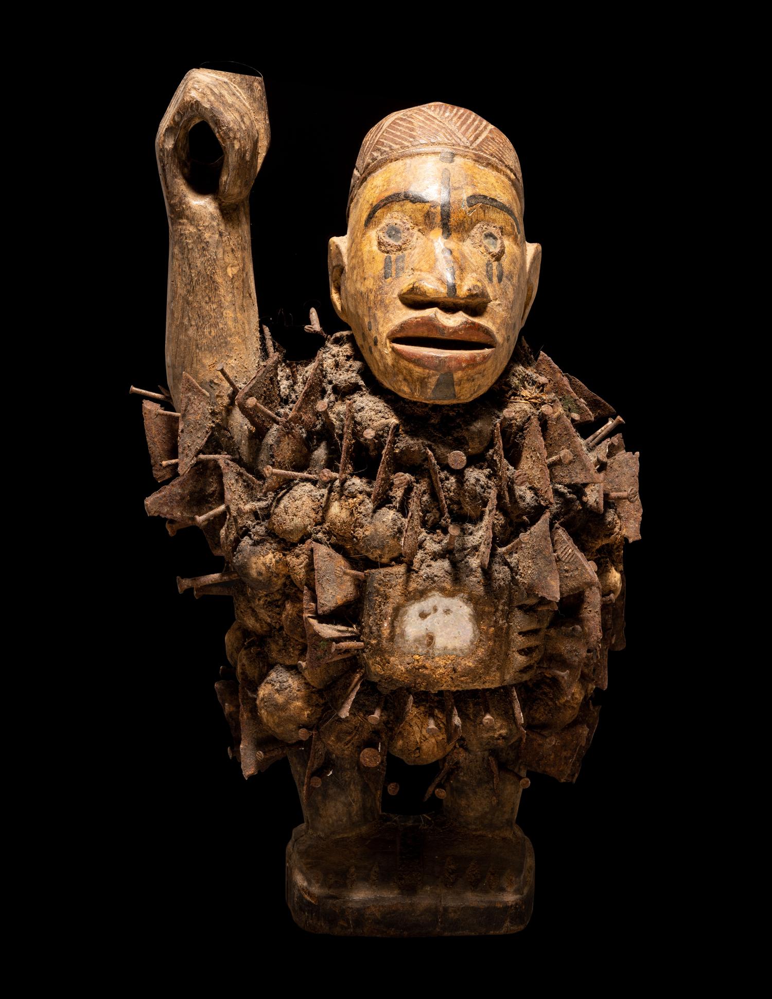 A Yombe or Kongo Oath Making Figure (Nail Fetish)