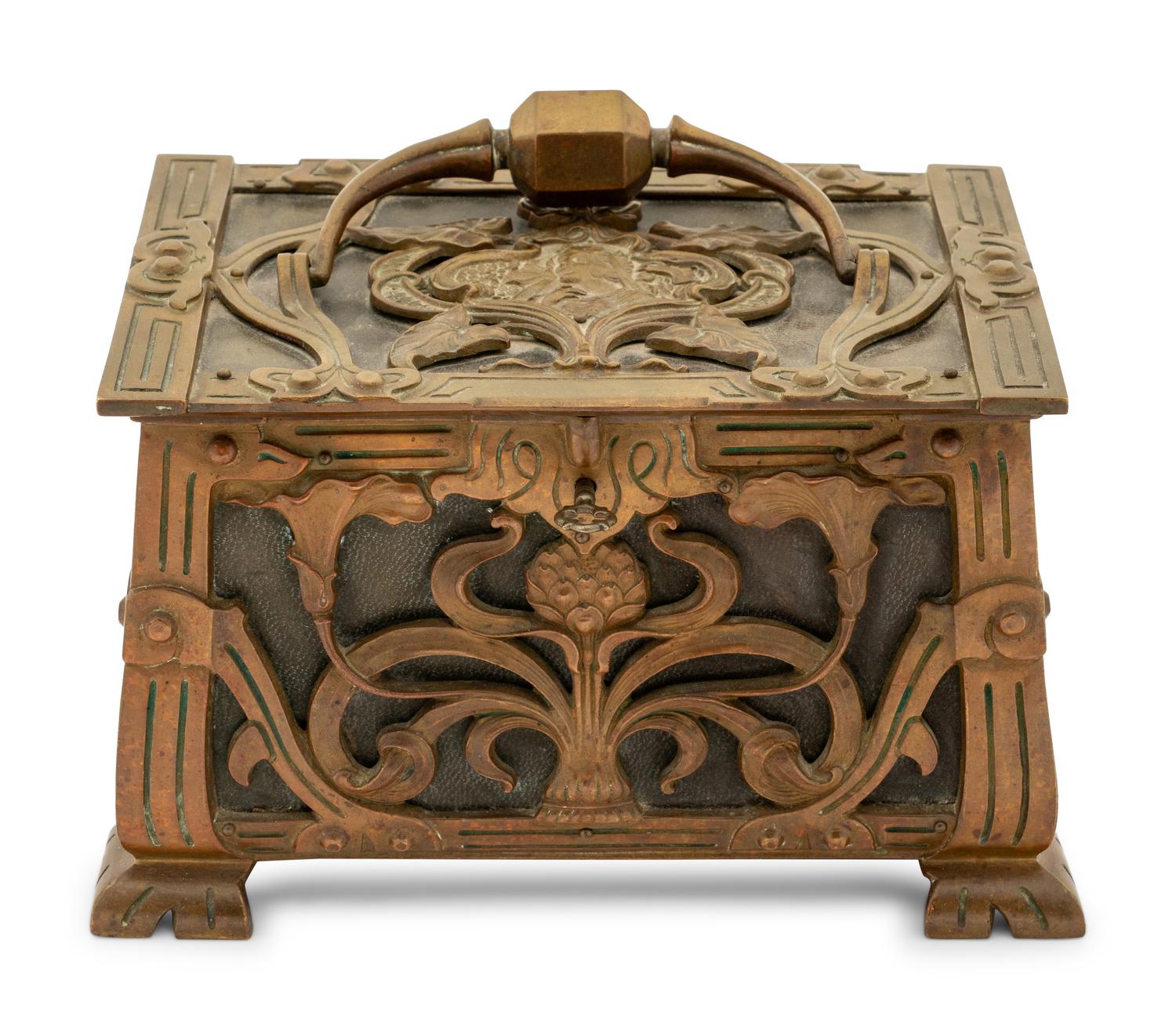 An Art Nouveau Jewelry Box