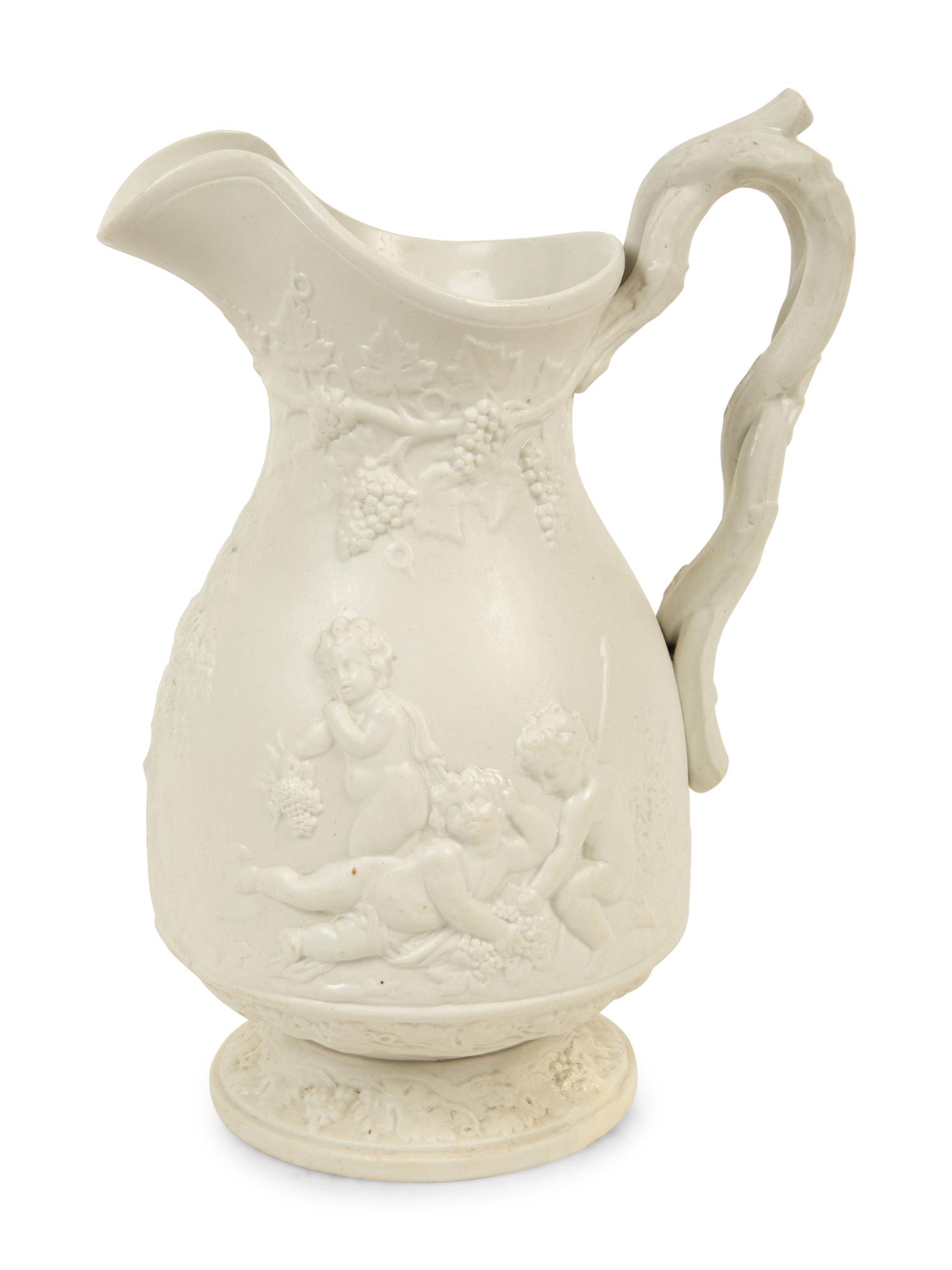 A Collection of Six English Salt-Glazed Pitchers and Tankards — 19TH/20TH CENTURY