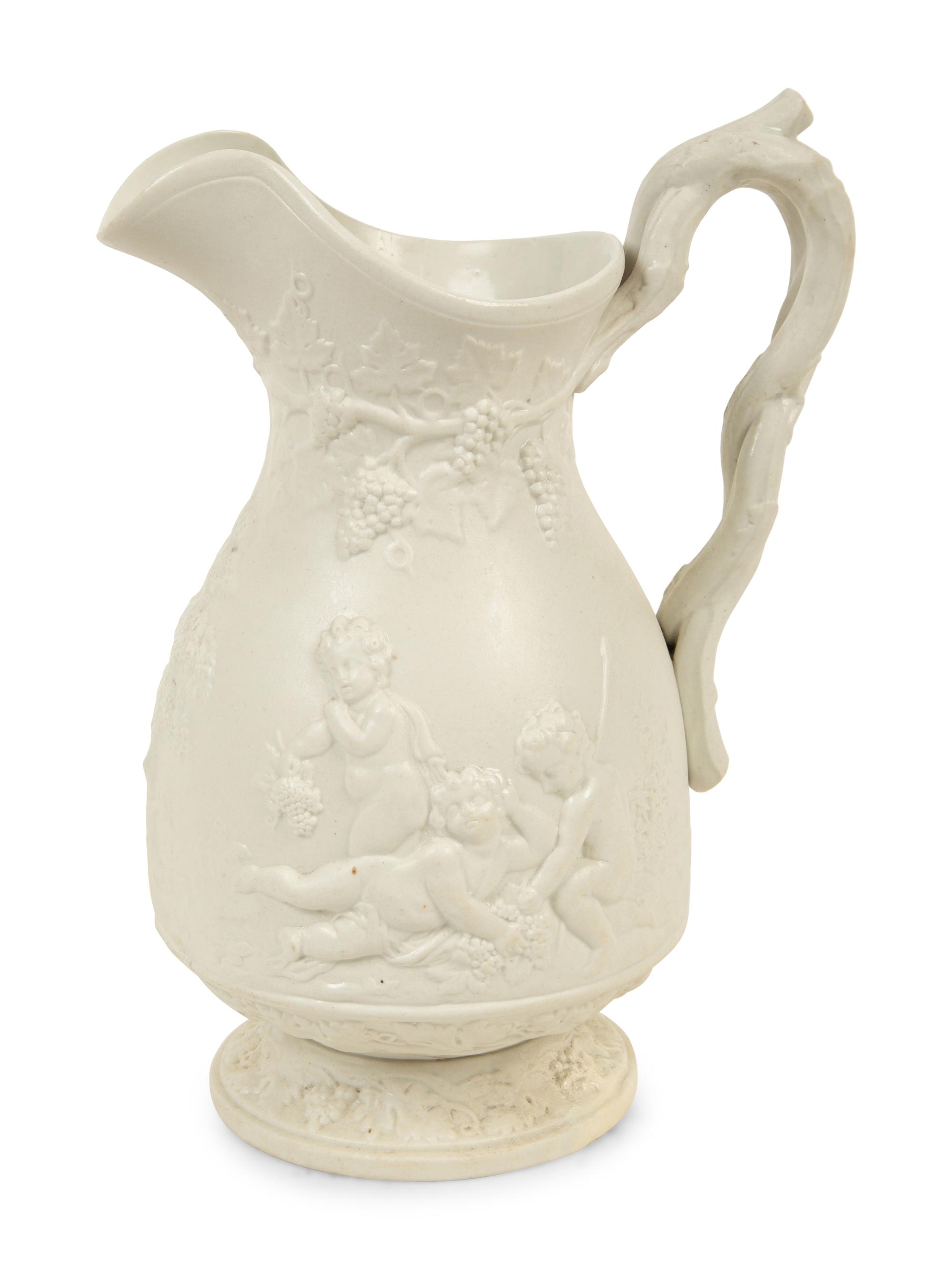 A Collection of Six English Salt-Glazed Pitchers and Tankards — 19TH/20TH CENTURY