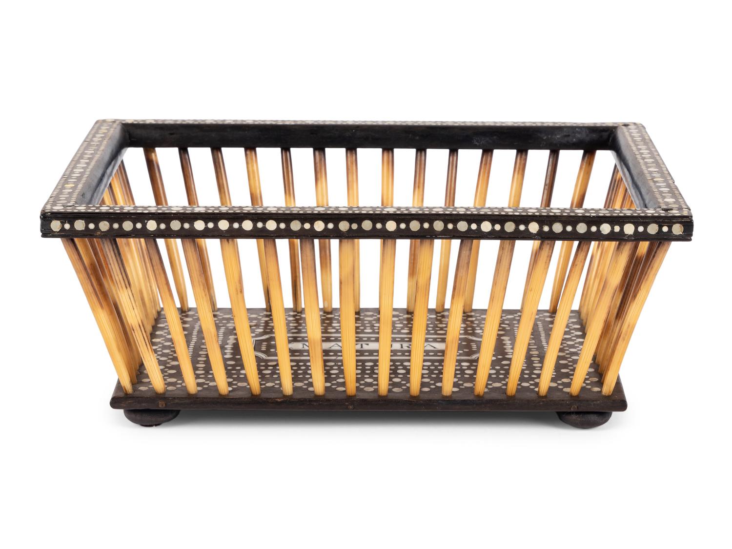 An Anglo-Indian Quill Basket