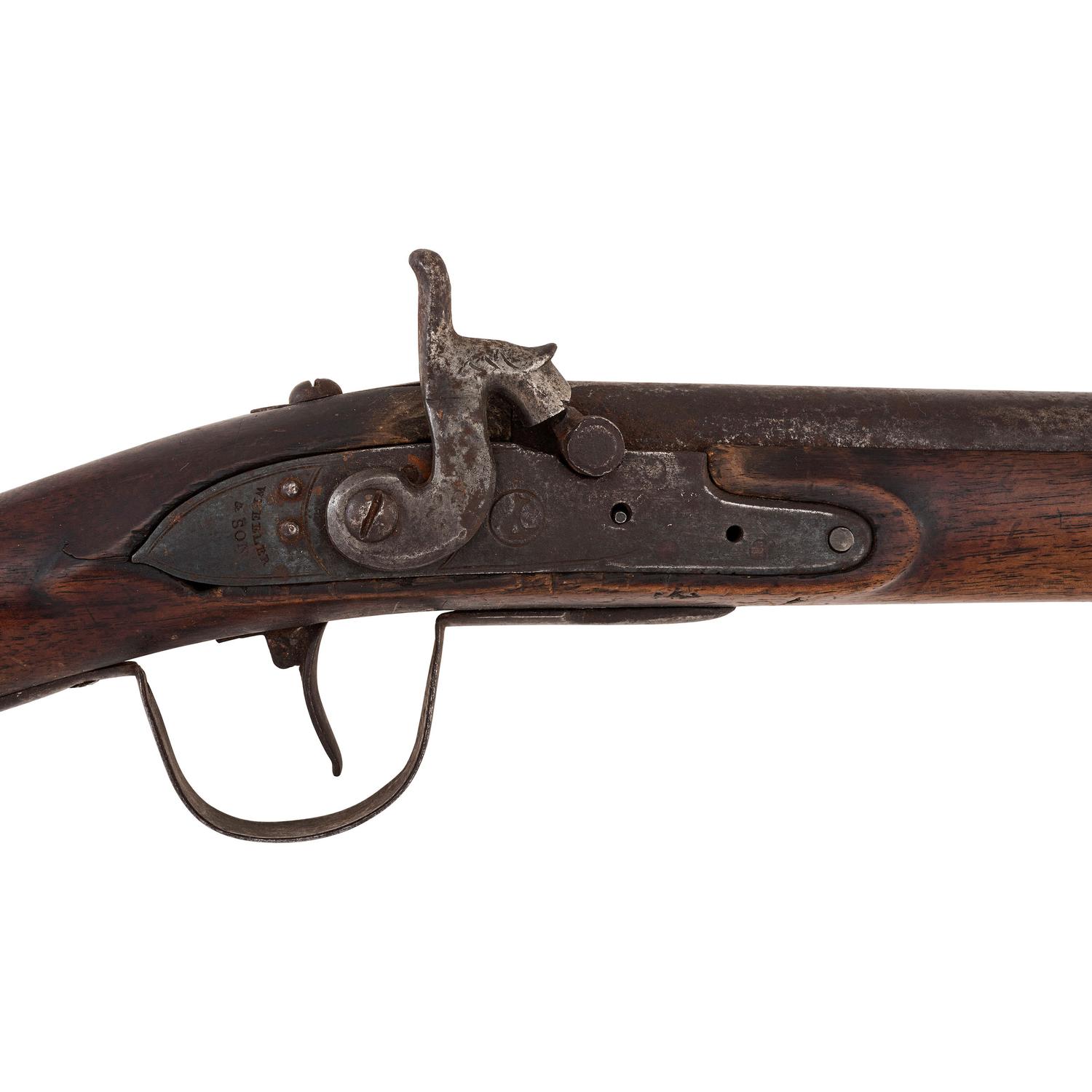 Percussion Altered Trade Musket by Wheeler & Son