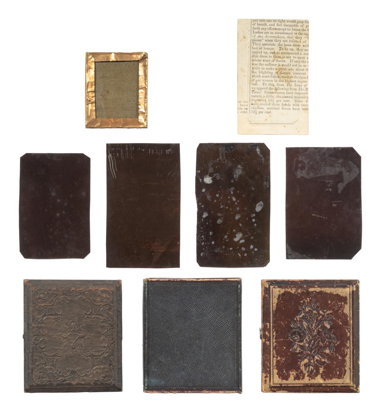 A Group of Nine Cased Images of Violin Players