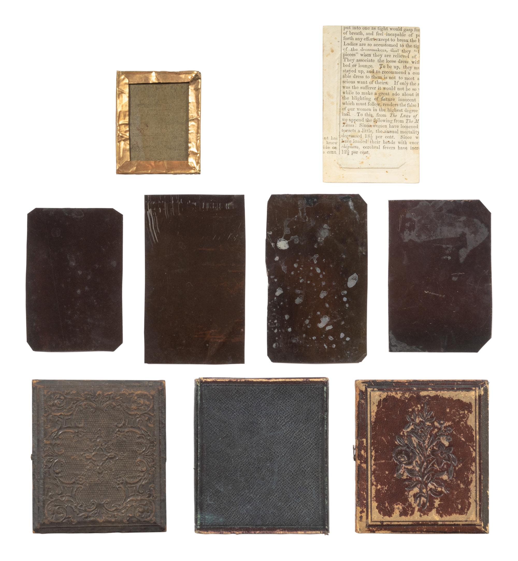 A Group of Nine Cased Images of Violin Players