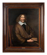 Portrait of a Man Holding a Book