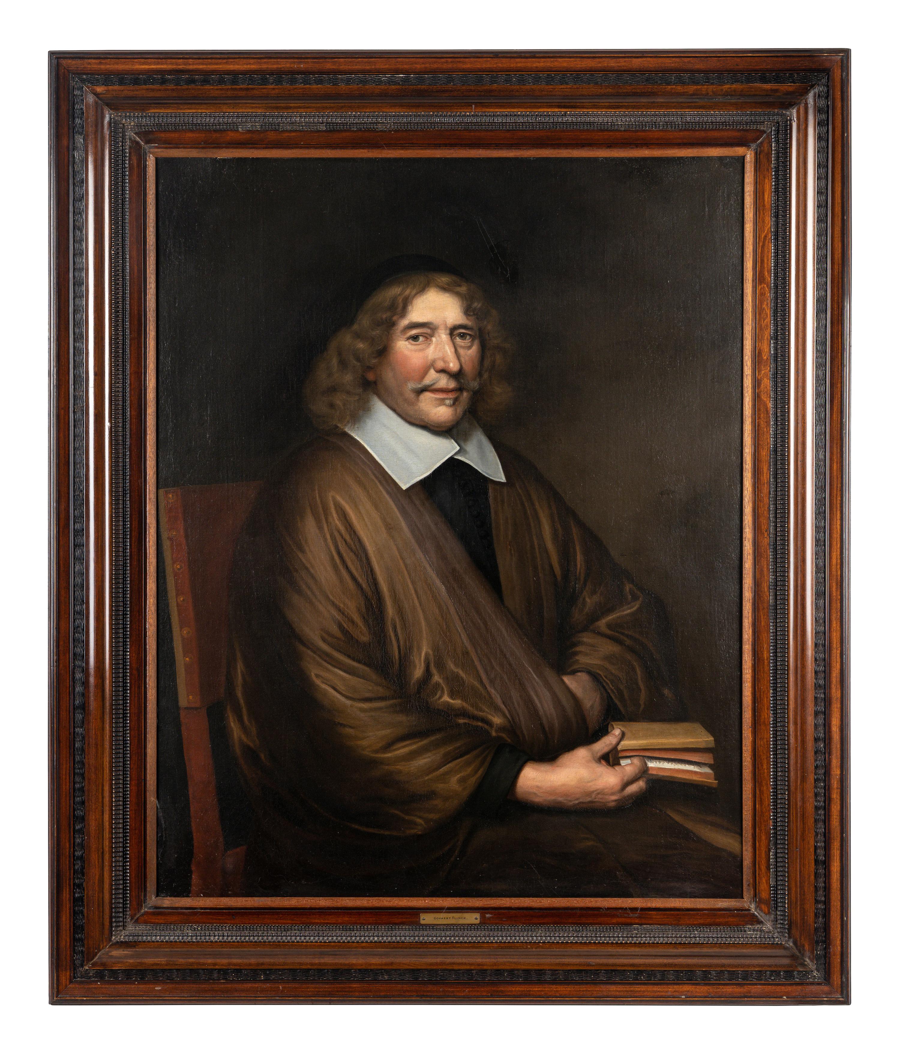 Portrait of a Man Holding a Book