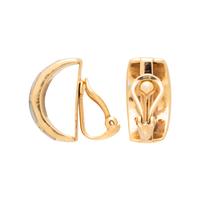 BELLARI, MOTHER-OF-PEARL AND DIAMOND CLIP EARRINGS