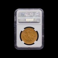 An 1850-O Liberty Head $20 Gold Coin [NGC XF 45+]
