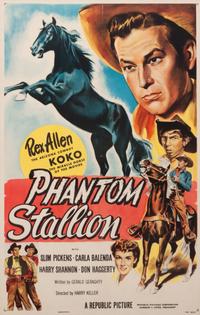 Vintage Movie Poster, Phantom Stallion